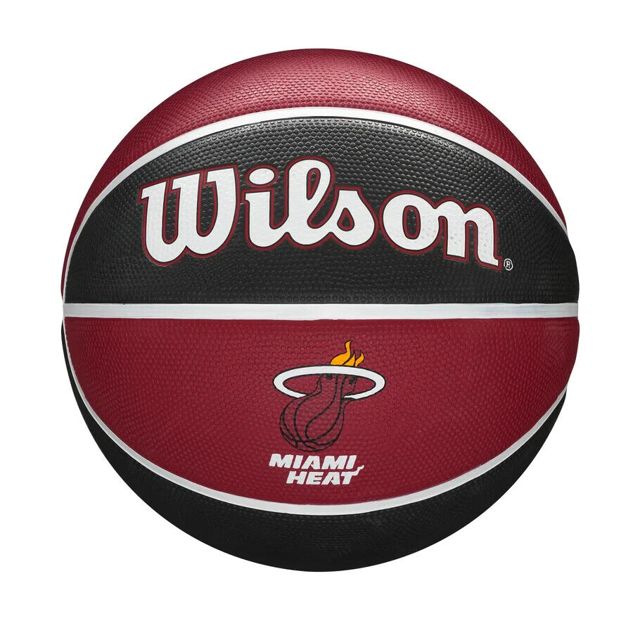 Wilson NBA Team Tribute Basketball Miami Heat Size 7 Basketball COMES deflated