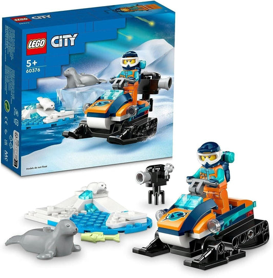 New LEGO City Exploration Arctic Explorer Snowmobile 60376 Toy Set FREE POSTAGE