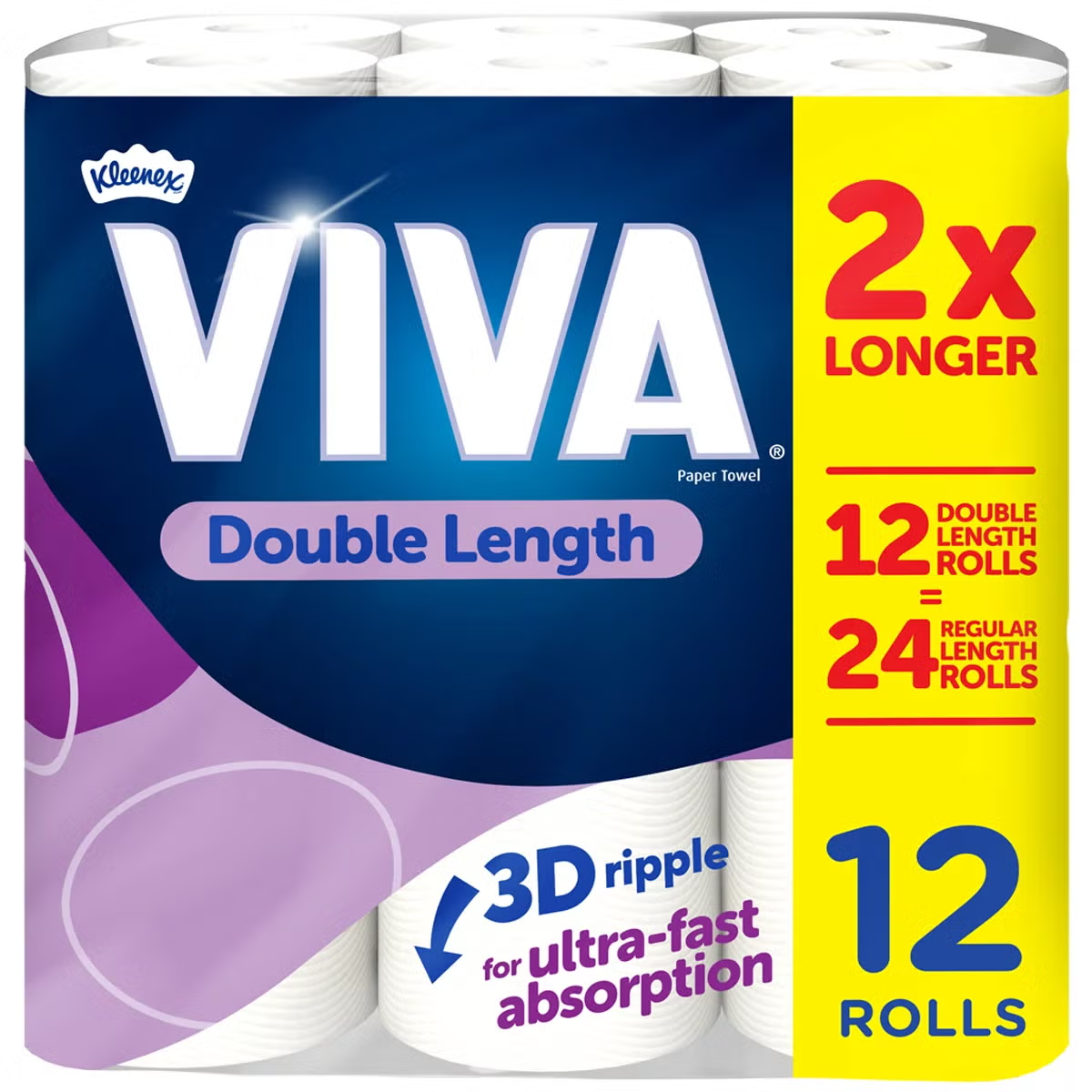 Viva Paper Towel Double Roll 12 x 120 Sheets