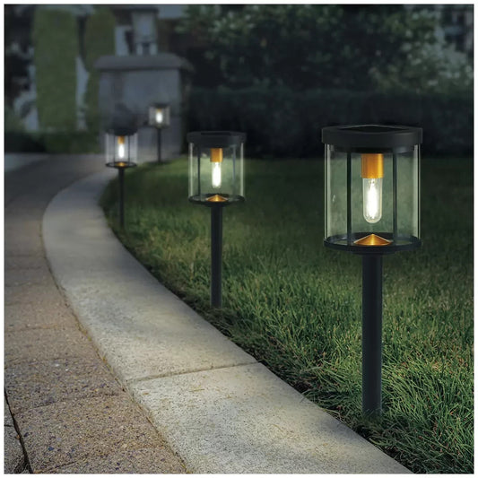 4 x Naturally Solar GTX Solar LED Pathway Light - Free Delivery