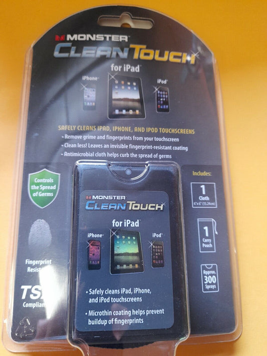 Monster Clean Touch For iPad / iPhone / iPod Touchscreens Brand New