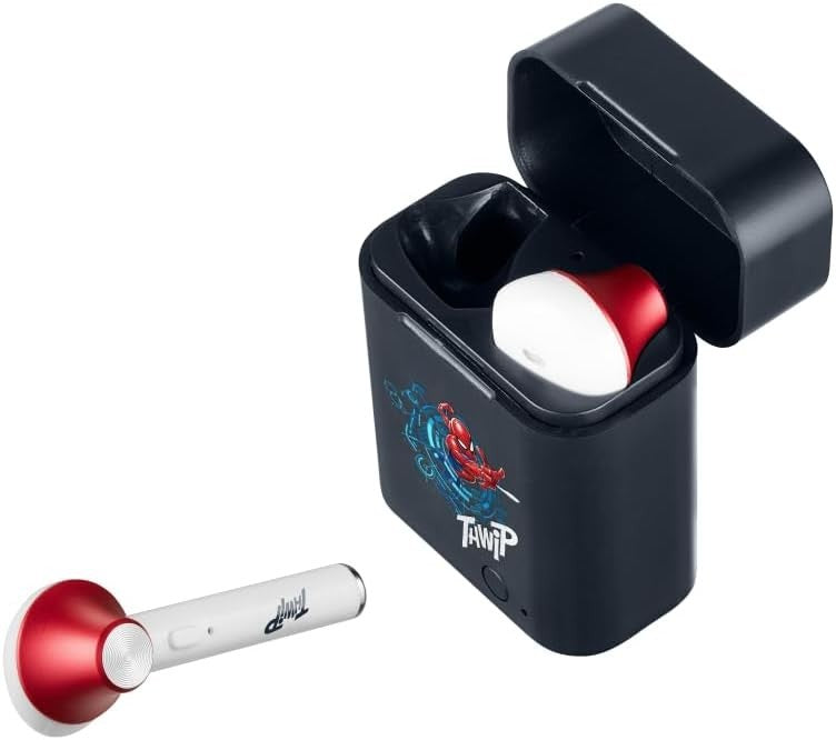 Spiderman Marvel Bluetooth True Wireless Earphones With Charging Case 12Hrs TWS
