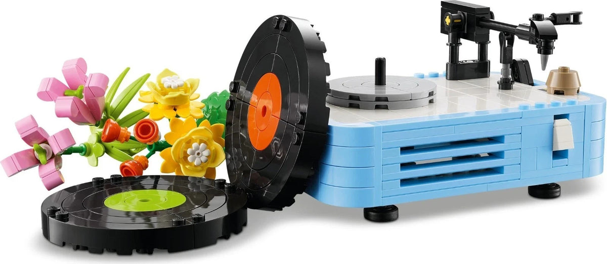 LEGO 31172 Creator 3in1 Record Player With Flowers Radio Microphone Retro BNISB