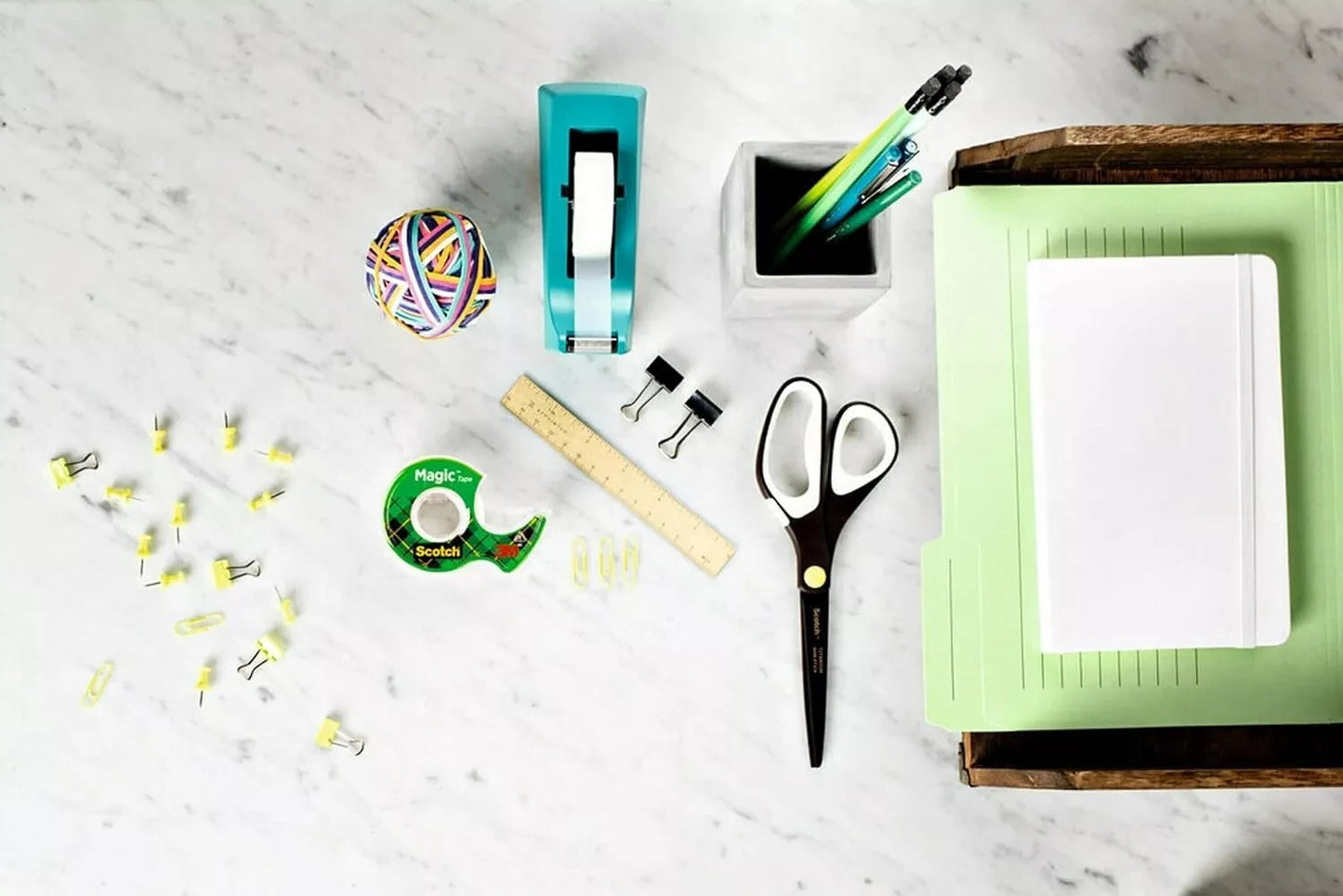 Scotch XL Tape Rolls Set Magic Tape & Gift Wrap Adhesive Tape 28m ea w/Dispenser