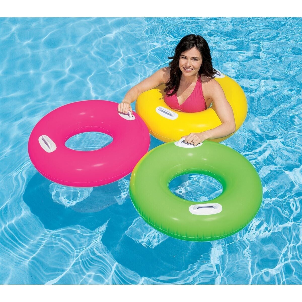 1x Intex Swim Ring Pool 76cm, 30" 59258NP Brand New Assorted Colour