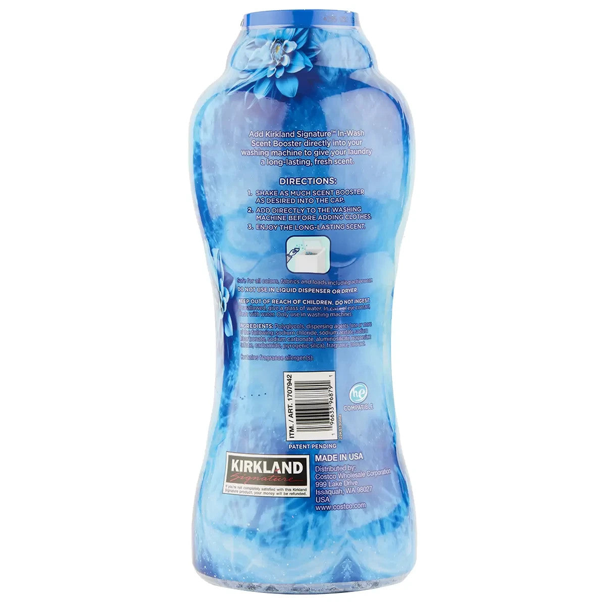 Kirkland Signature In-Wash Scent Booster 1.3kg Fresh Scent Laundry Fragrance