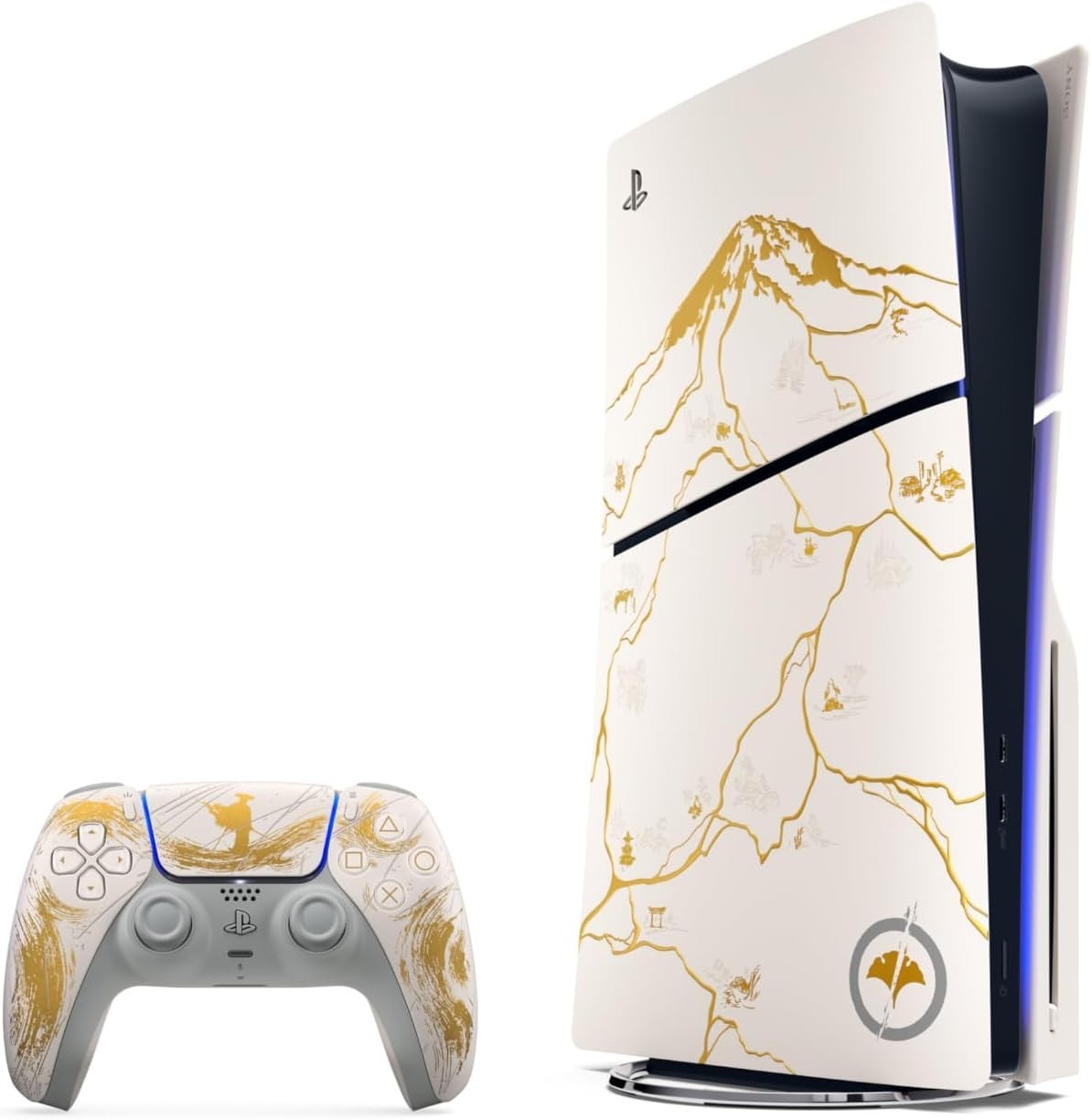 PS5 PlayStation 5 Console – Ghost of Yōtei Gold Limited Edition Bundle