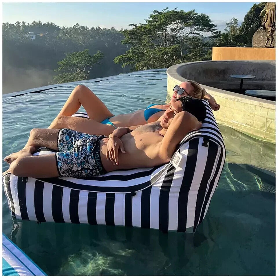 Acqua Boss Premium Luxe Pool Float Lounger Floating Pool Lounge 2 Person