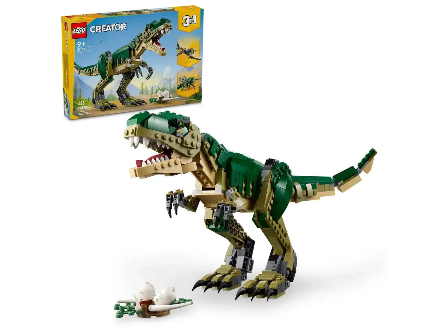LEGO 31151 Creator 3-in-1 T. rex Triceratops Pterodactyl Brand New and sealed