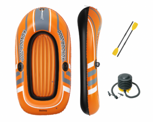H2OGO 114cm Inflatable Kondor Boat Pool Set