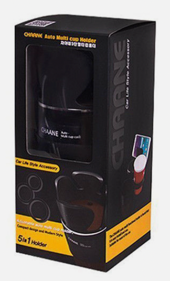 Car Life Style Accessory Auto Multi Cup Holder 5-in-1 Adjustable