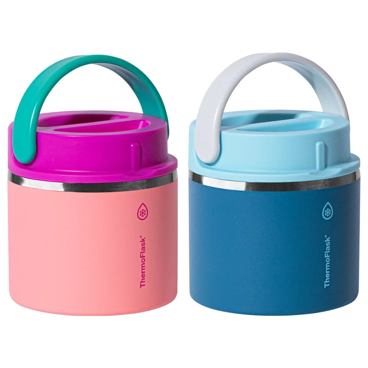 ThermoFlask 590ml Insulated Food Jar 2 Pack Assorted