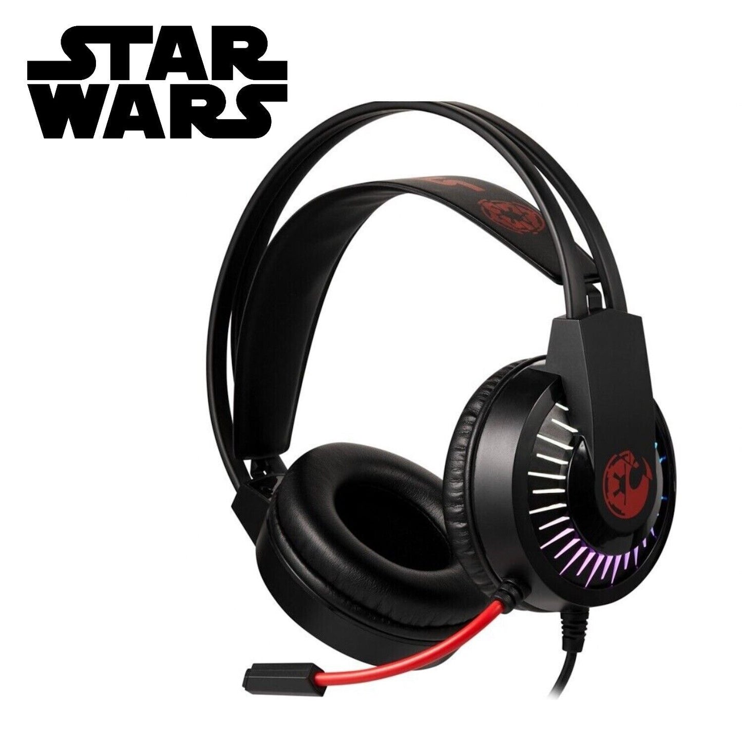 Star Wars Gaming Headset Microphone RGB Light for PS5 PS4 Xbox PC Mobile 3.5mm