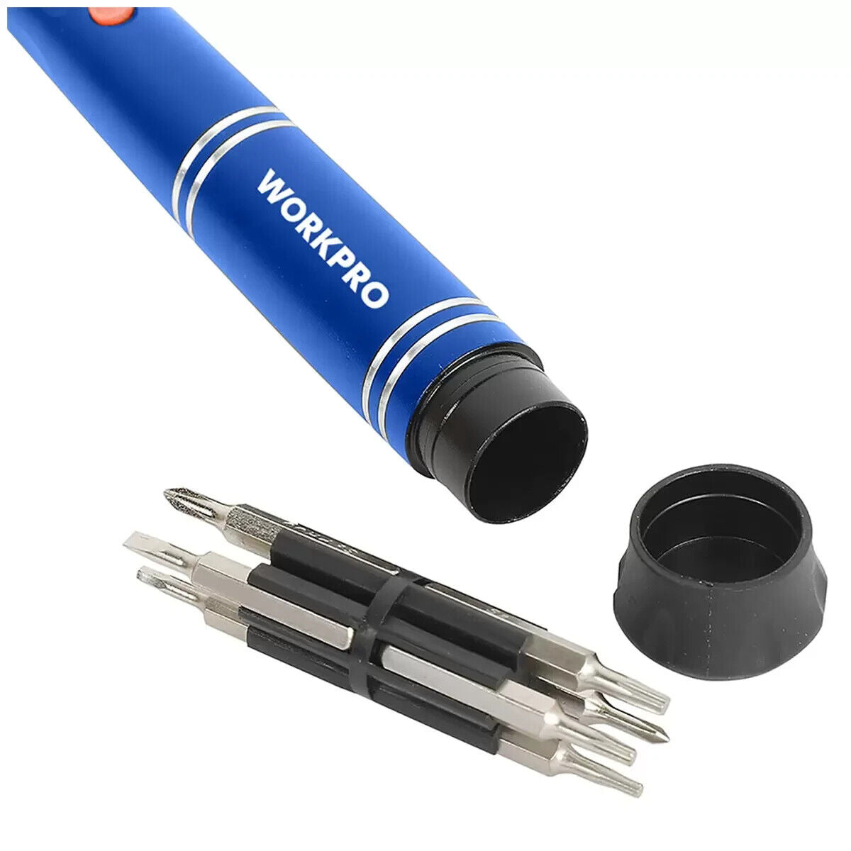 Workpro Multi-bit Ratcheting Stubby Torx Phillips Screwdriver Tool Set LED Light