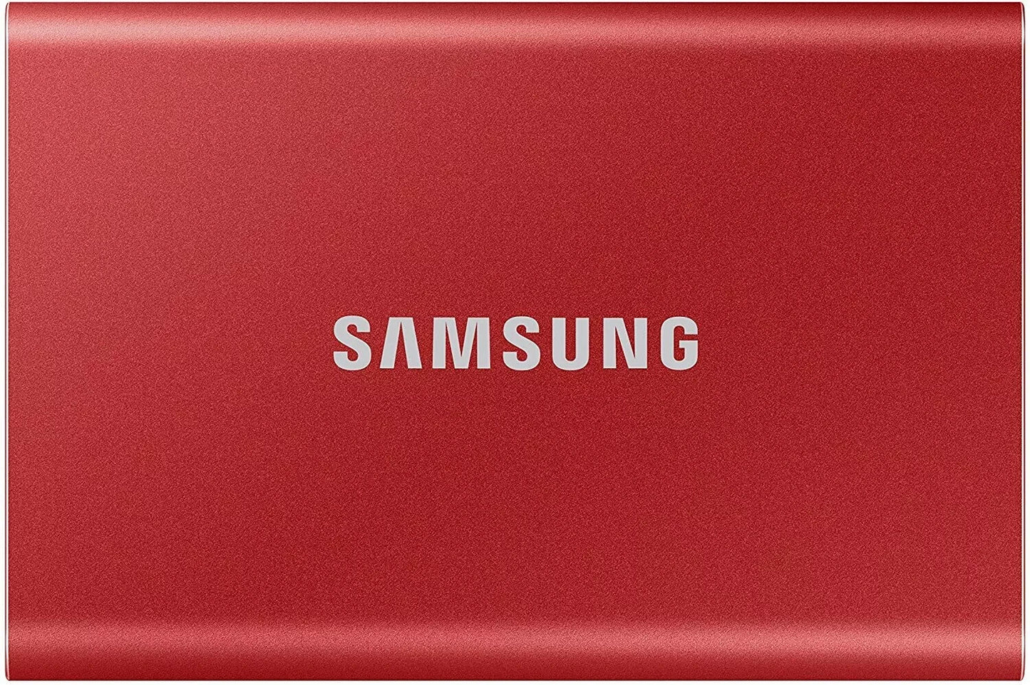 Samsung T7 500GB USB 3.2 Metal Body Portable SSD - Metallic Red [Made in Korea]
