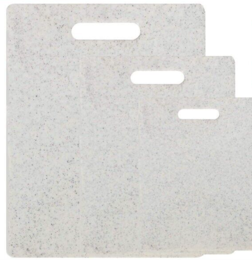 Dexas 3-Pack EVOLV Poly Cutting Board made with Coconut Fibers BPA Free