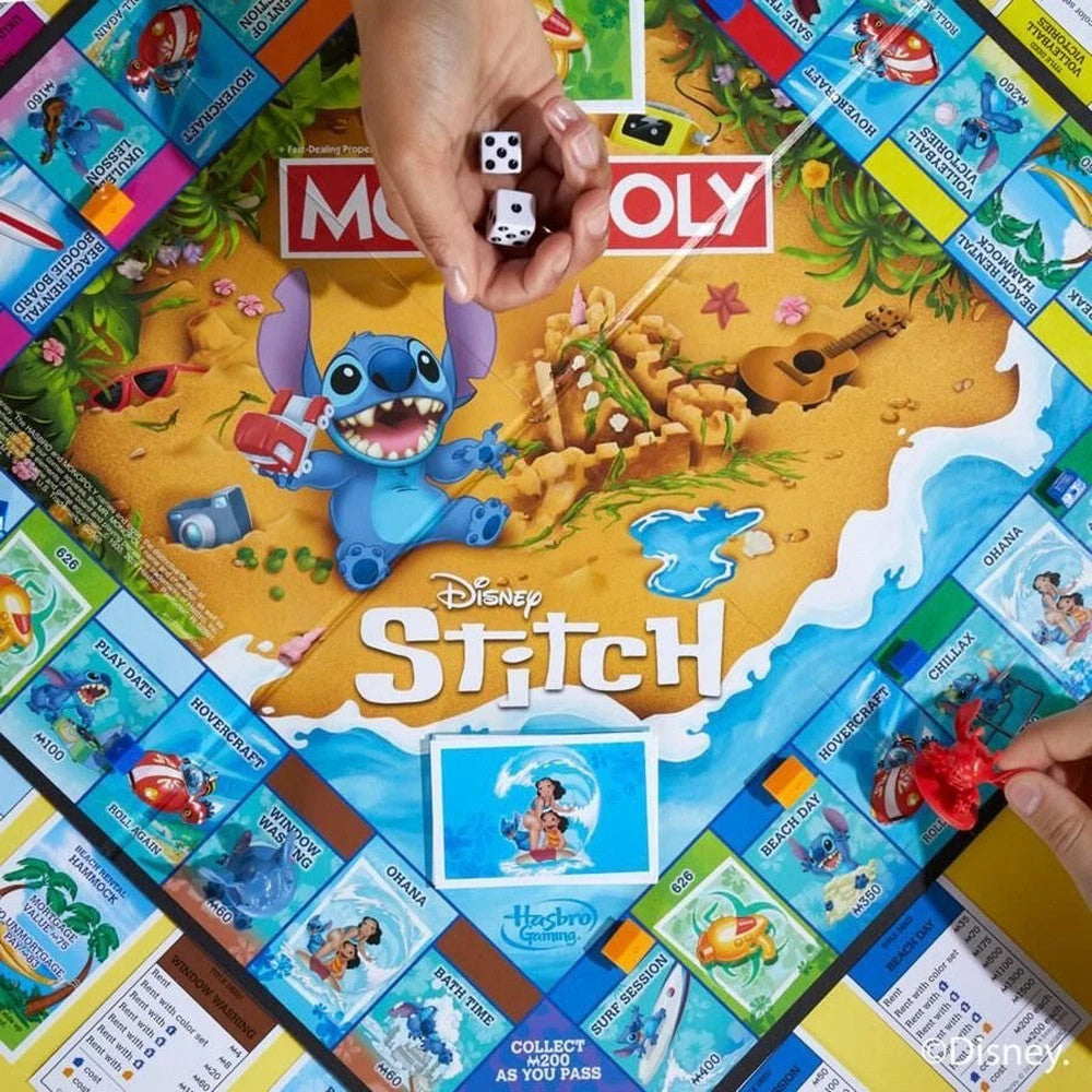 Monopoly - Disney Lilo & Stitch Edition Family Kids Board Game