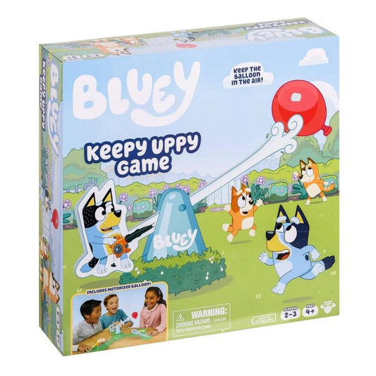 Bluey Keepy Uppy Board Game Help Bluey Bingo Chilli Keep The Motorized Balloon