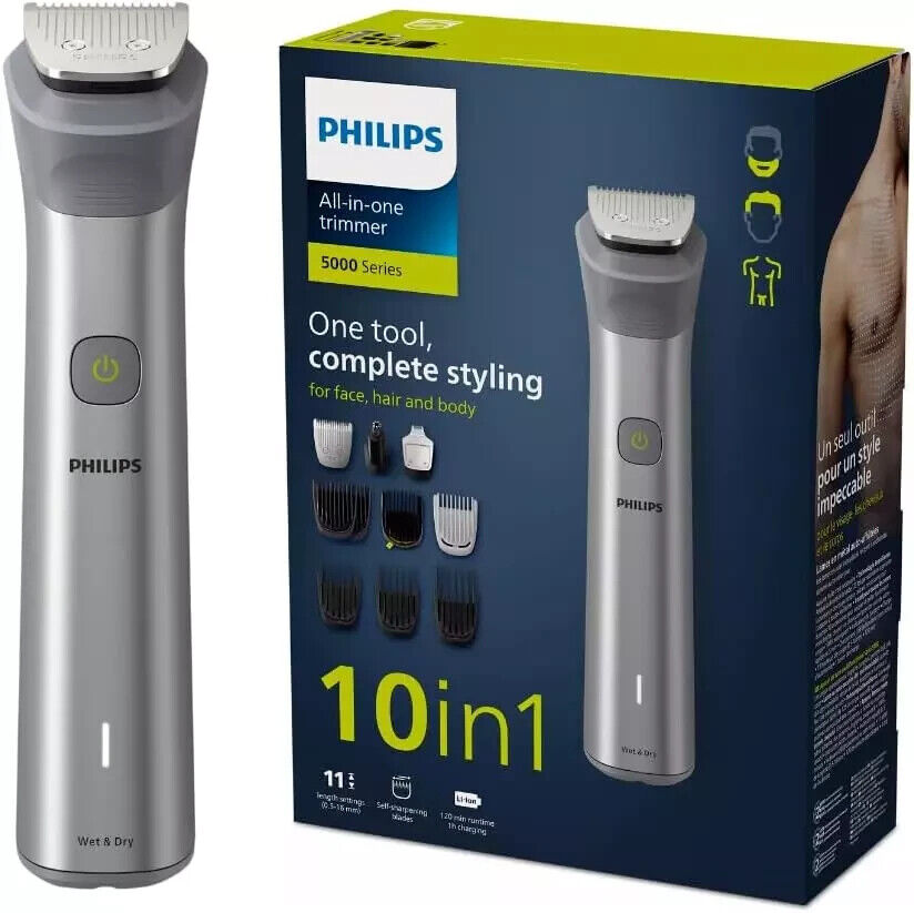 Philips MG5920/15 10-In-1 Series 5000 Face Hair & Body Trimmer Brand New