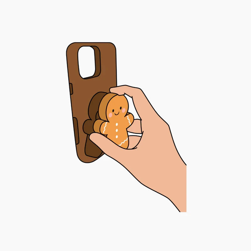 ARTIKL POPPET 3D Popstand Case for iPhone 15 14 13  Gingerbread Man POP STAND