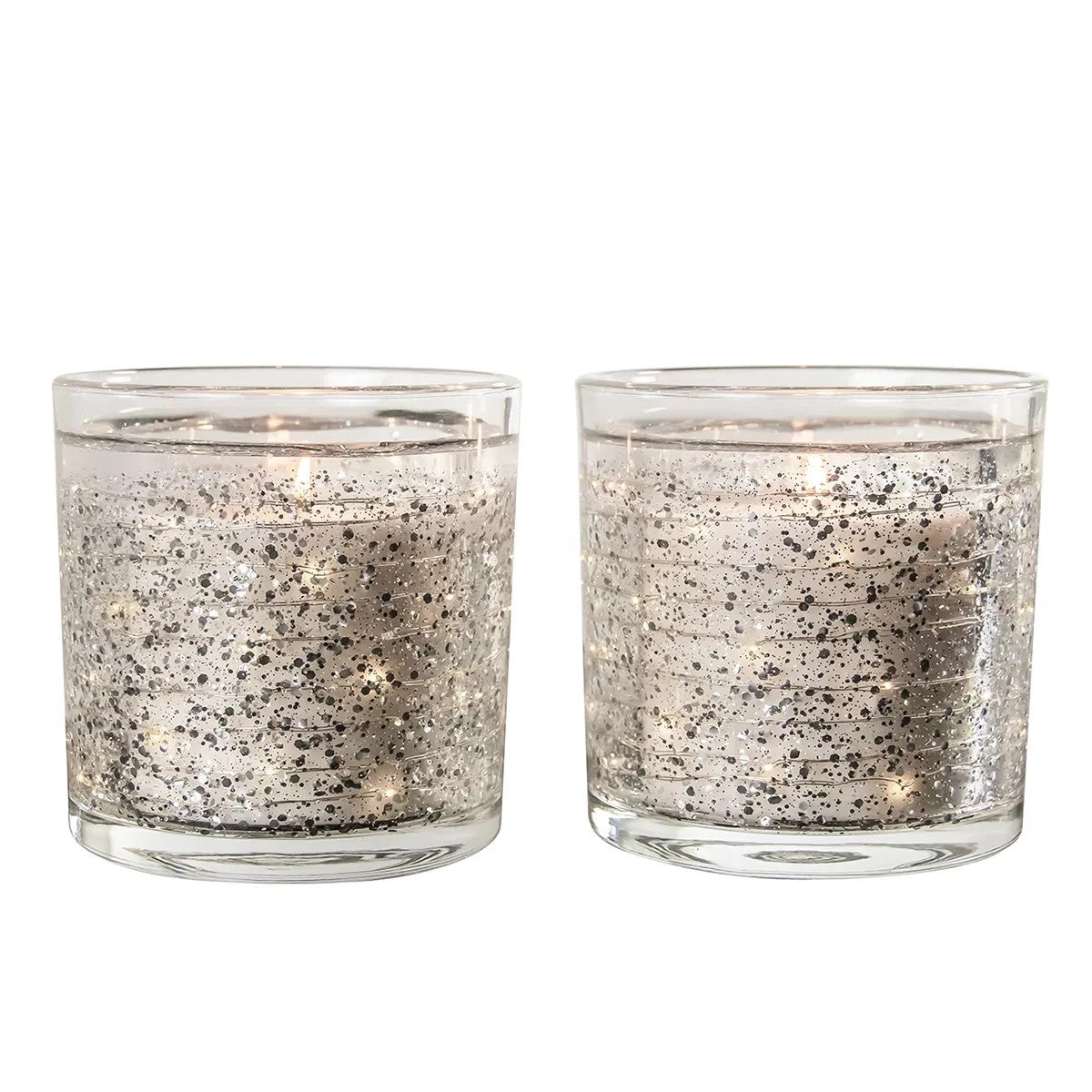 Avaria Allura LED Candles Light Deco 2 Pack - Gold or Silver
