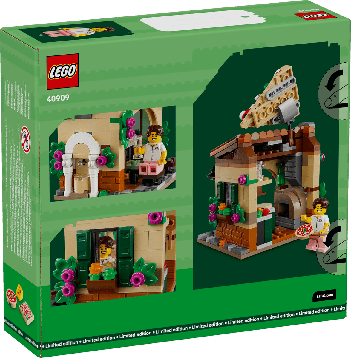 LEGO 40909 Restaurants of the World: Italy Brand New And Sealed