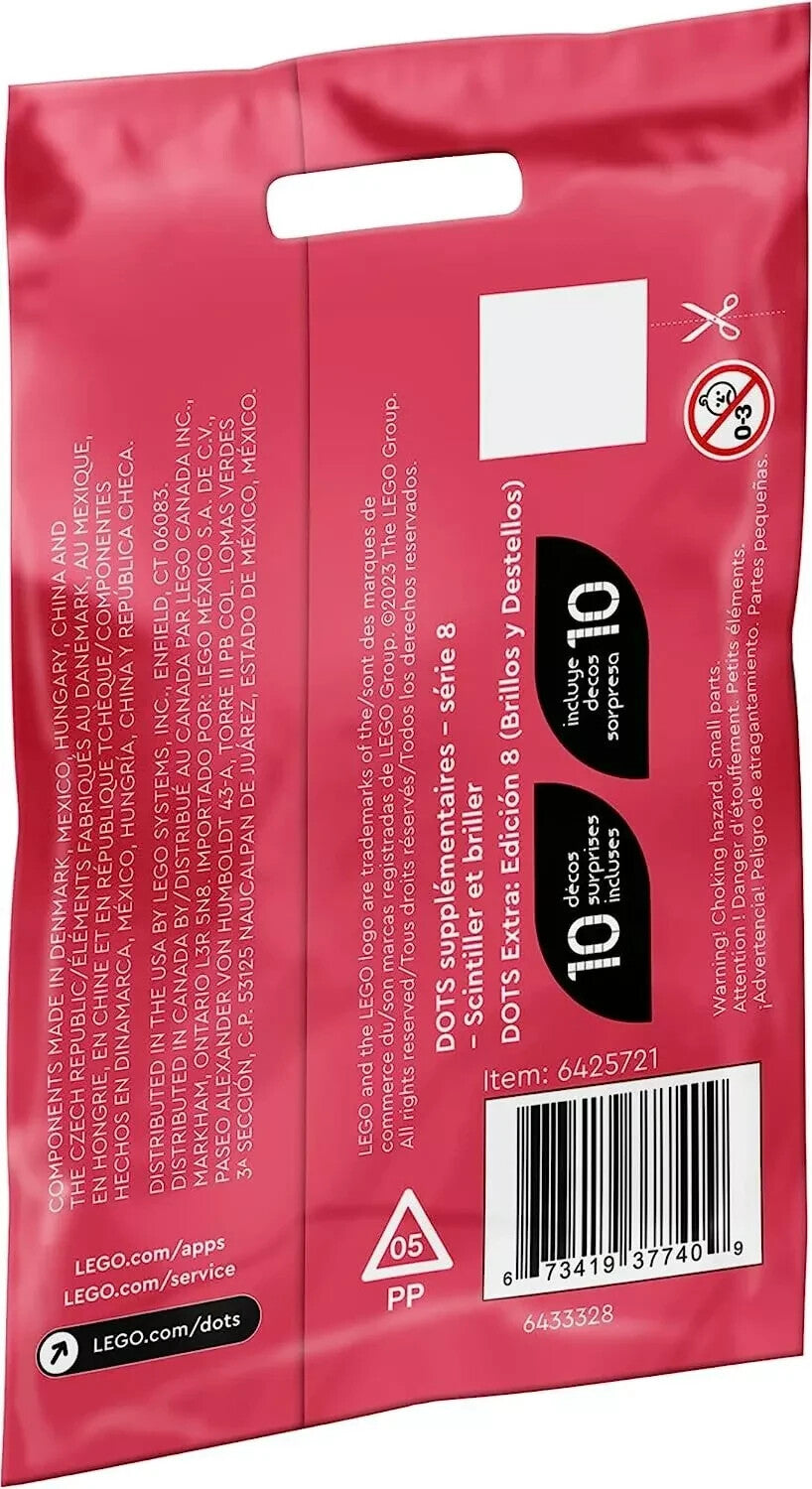 NEW LEGO DOTS 41803: Extra DOTS Series 8 - Glitter and Shine