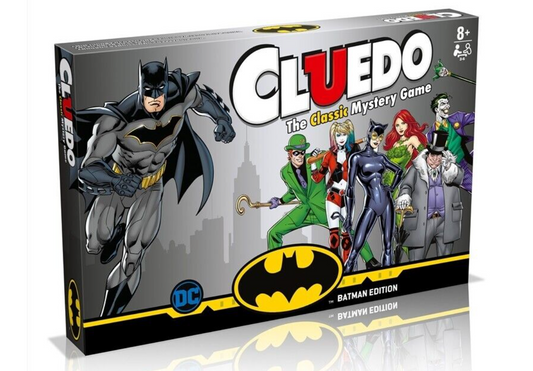 Cluedo The Classic Mystery Batman Edition DC Super Hero Kids Activity Fun Toy 8+