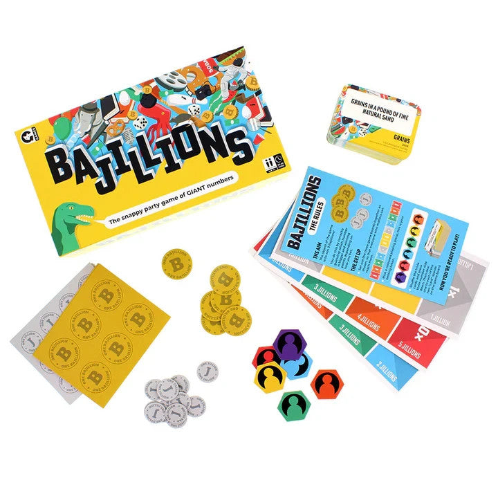 Ginger Fox Bajillions Number Guessing Board Game  - SEALED