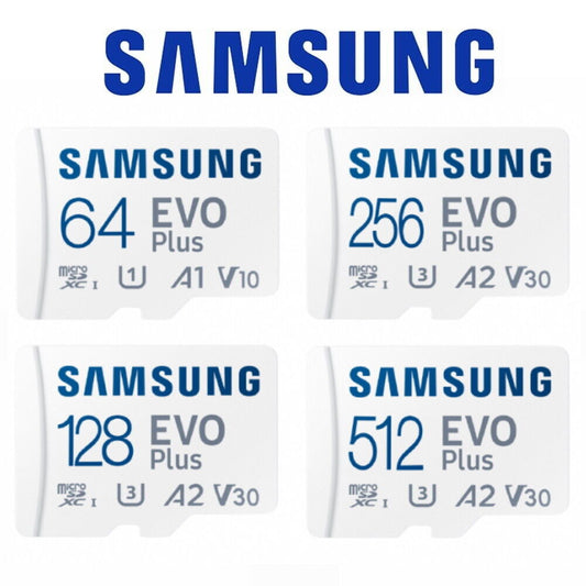 Micro SD Card SamSung Evo Plus 32GB 64G 128G 256G Class10 SDXC Memory 130MB/S