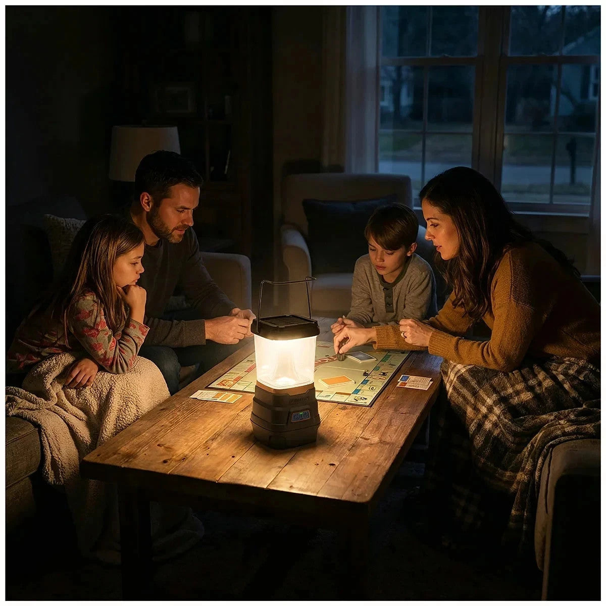 Duracell 5000 Lumen Tri-Powered Lantern Portable Indoor Outdoor 4 Lighting Modes
