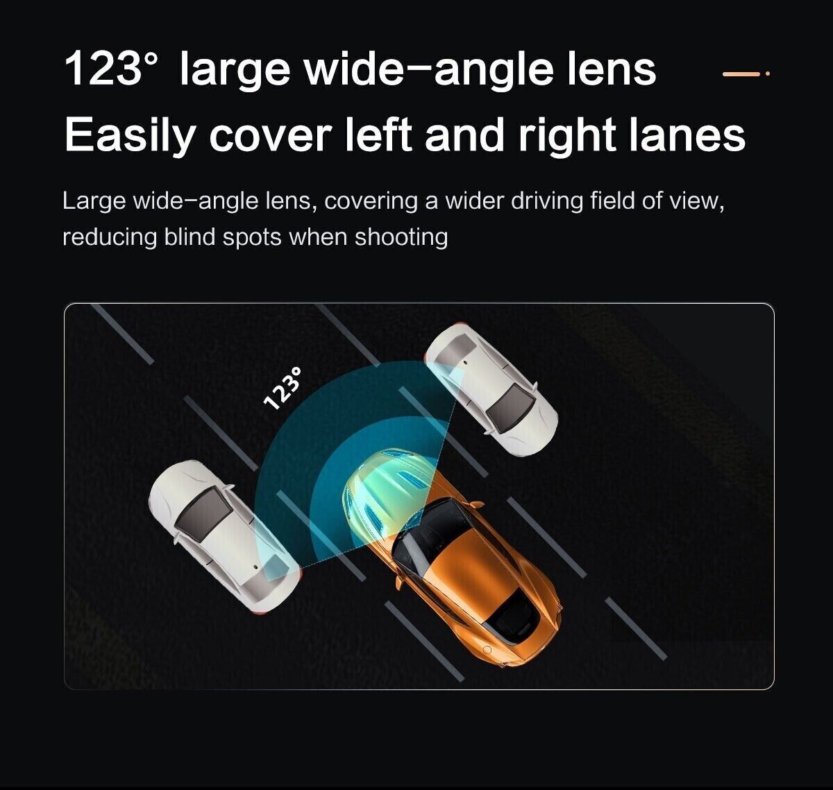 Dahua S5 4K Dash Cam UHD 3840P × 2160P Car Dash Camera G-Sensor