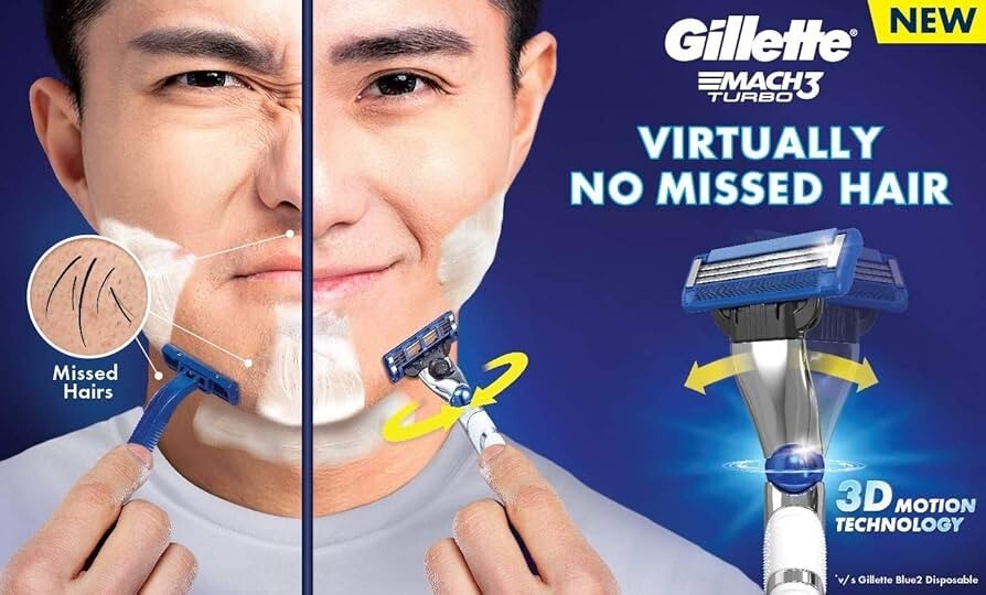 Genuine GILLETTE MACH3 TURBO 20 BLADE PACK Replacement Cartridges Refill