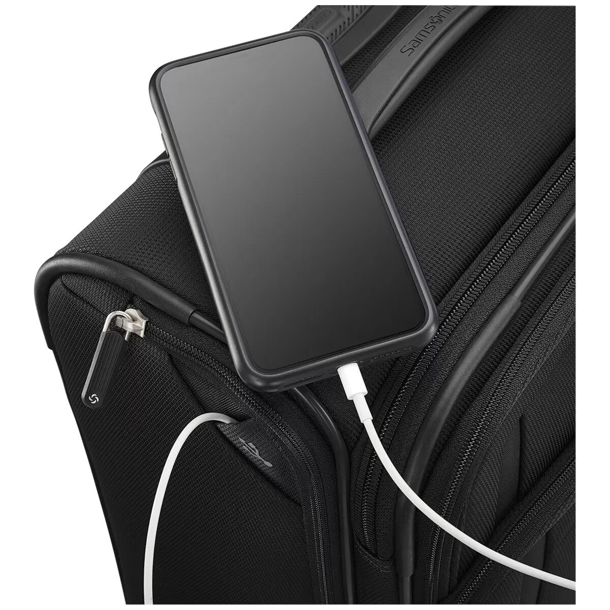 Samsonite Renew Softside Travel Luggage Suitcase Set 2 Piece Black 76cm + 57cm