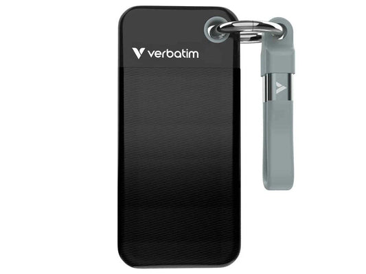 Verbatim Pocket 1TB USB-C 3.2 Gen 2 Portable SSD - Black/Grey 32190
