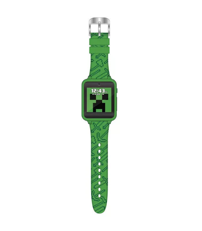 Mojang Minecraft Smart Watch Camera Time Learning Video & Calculator