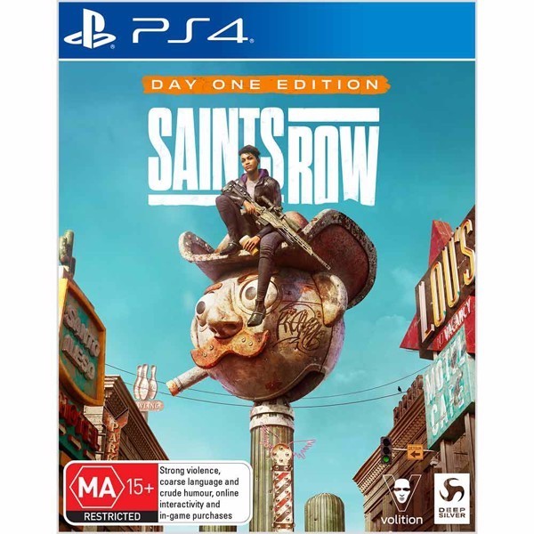 Saints Row Day One Edition PlayStation 4 PS4 Game PS5 Upgrade New Sealed AU Ver