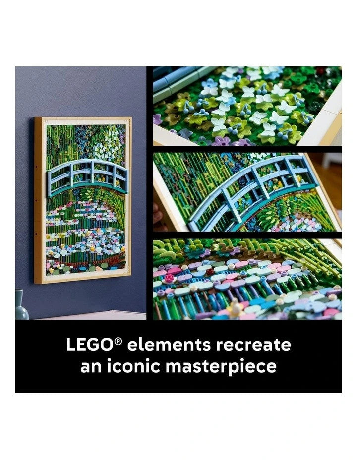 LEGO 31220 ART Claude Monet - Bridge over a Pond of Water Lilies