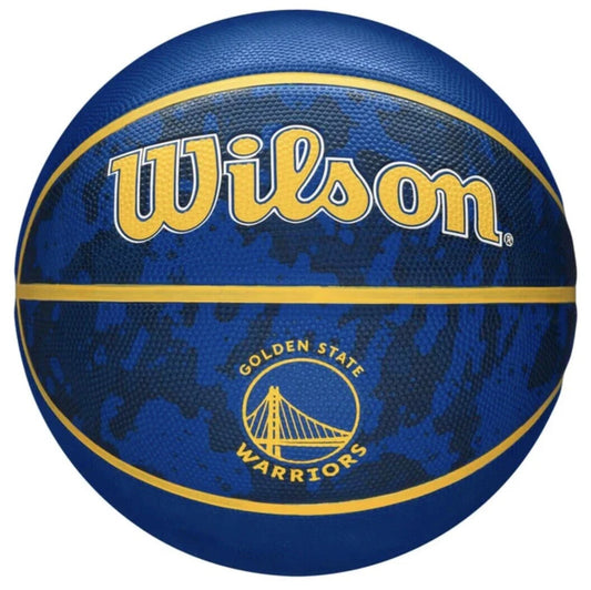 Wilson Golden State Warriors NBA Team Tie-Dye Size 7 Basketball WITH BALL PUMP