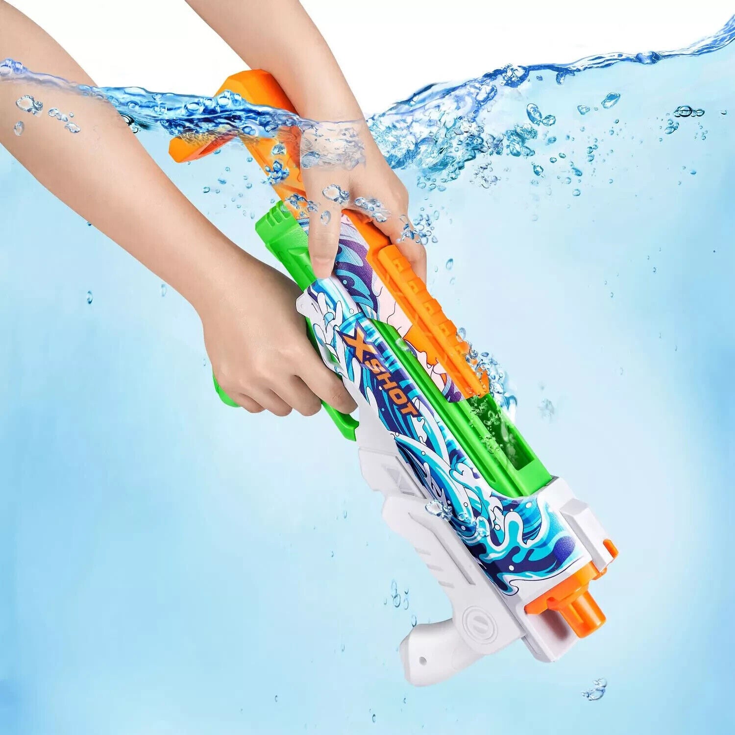 NEW Zuru X-Shot Fast Fill Skins - Hyperload WAVE Water Blaster