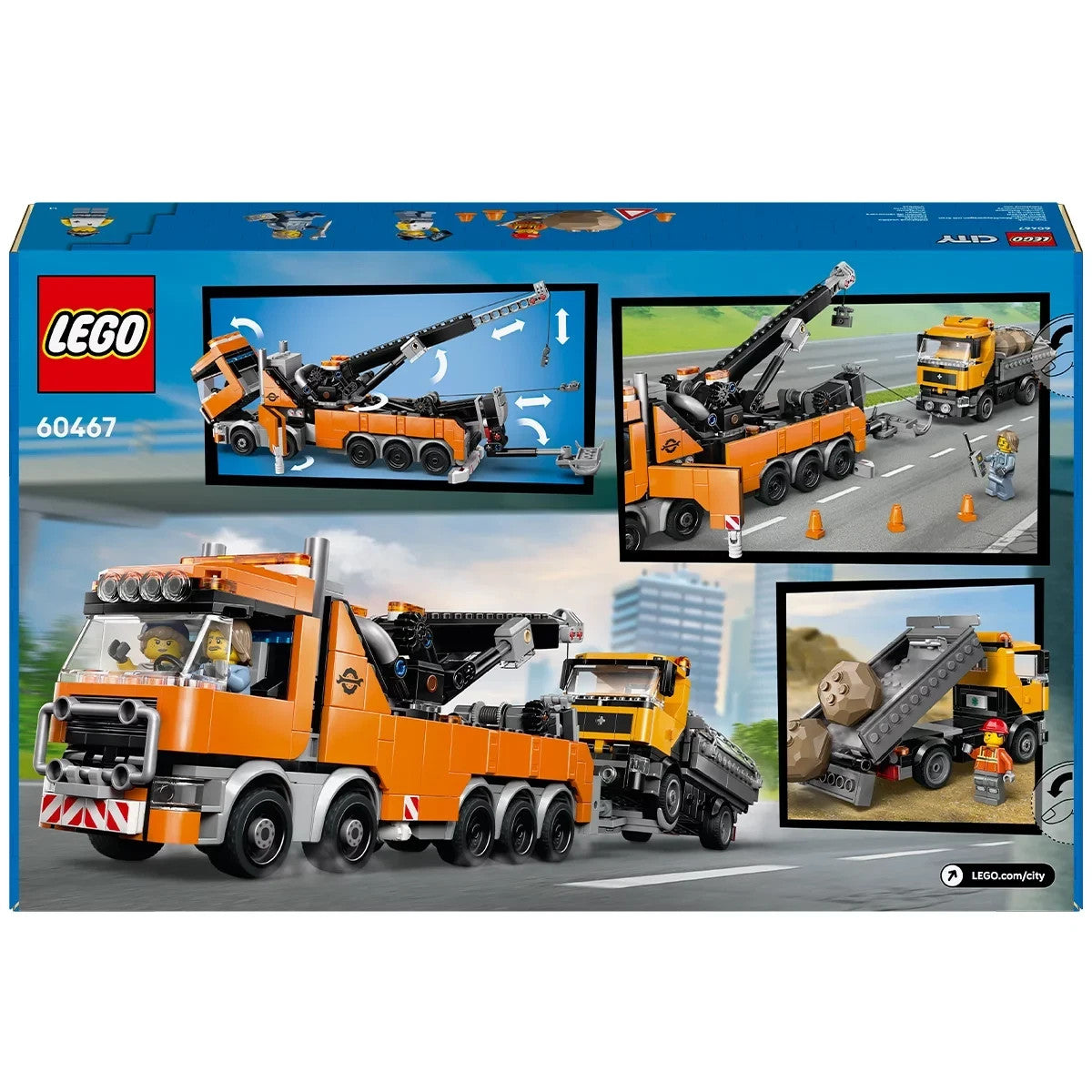 LEGO City Heavy Duty Recovery Tow Truck with Crane (60467) | Brand New & Sealed