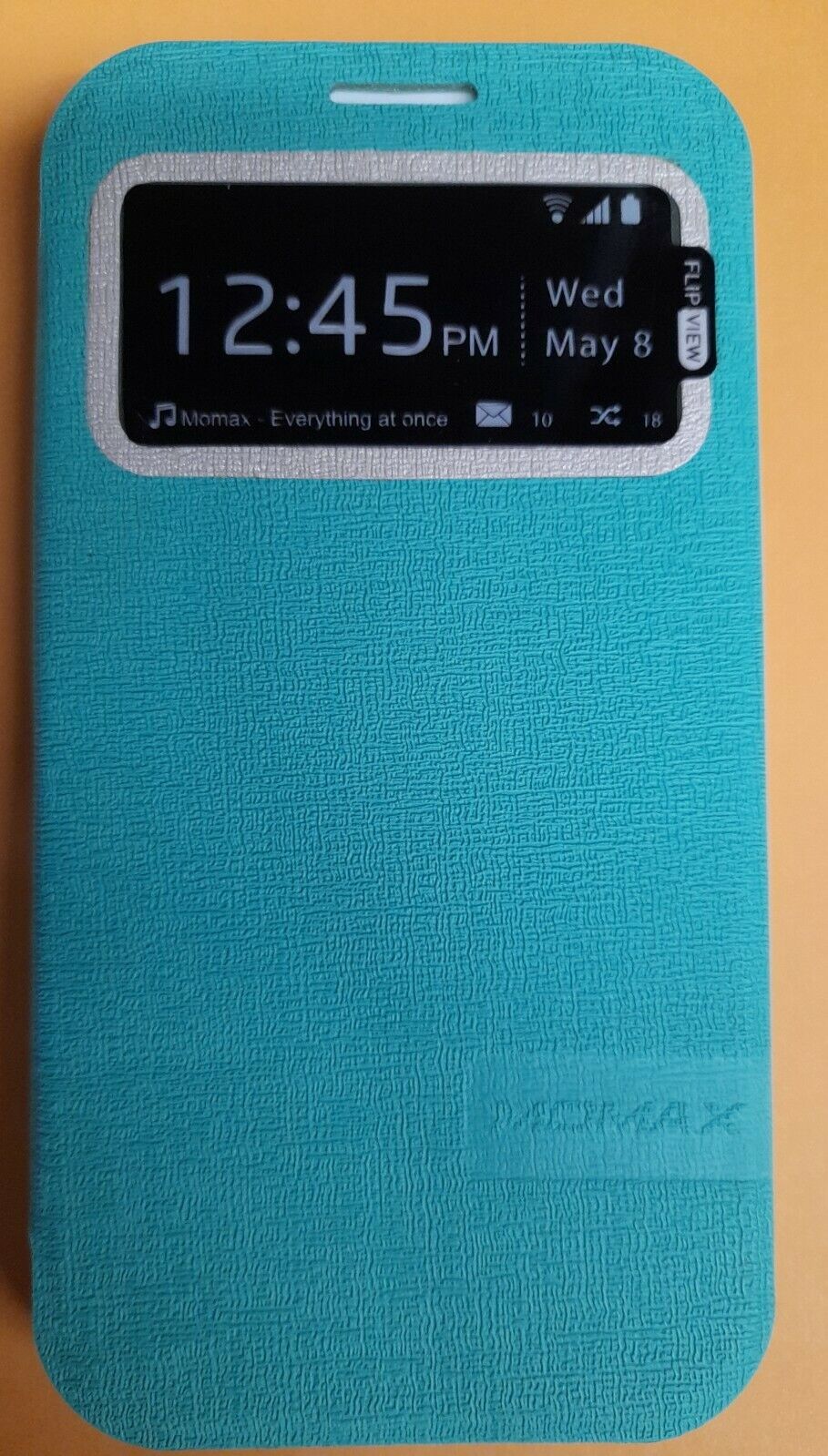 Momax Flip Smart View Case for Samsung Galaxy S4 Green Brand New
