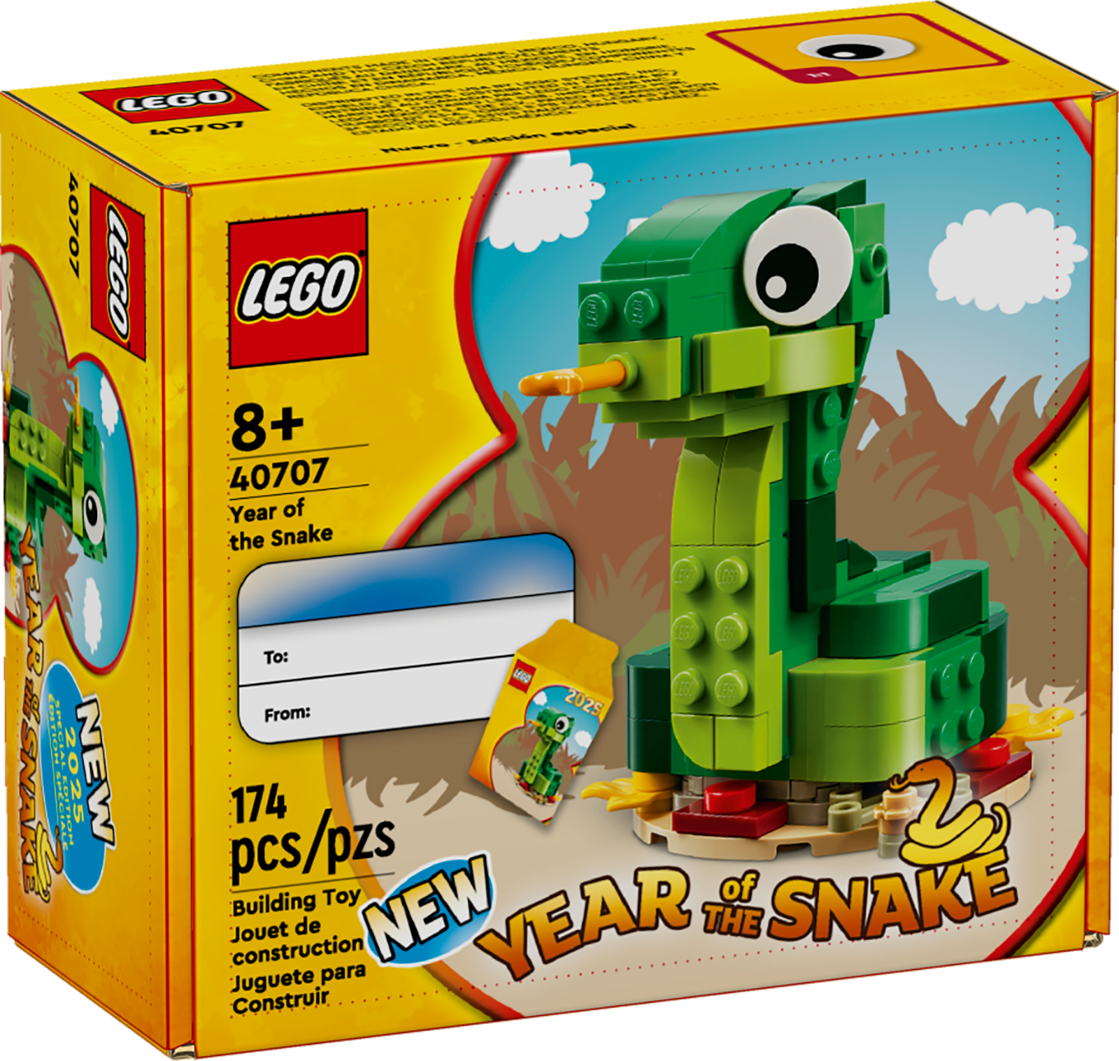 LEGO 40707 CNY Year of the Snake - Brand New and Sealed