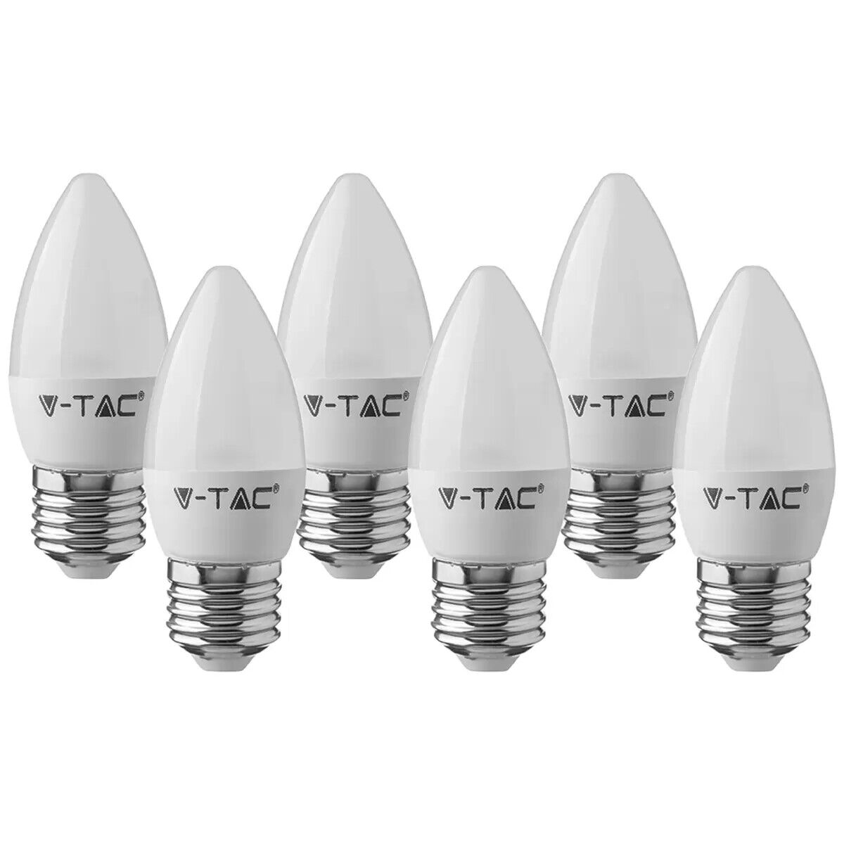 Samsung LED illuminated E27 Candle Light Bulb Globe 3000K Warm White 1PK/6PK