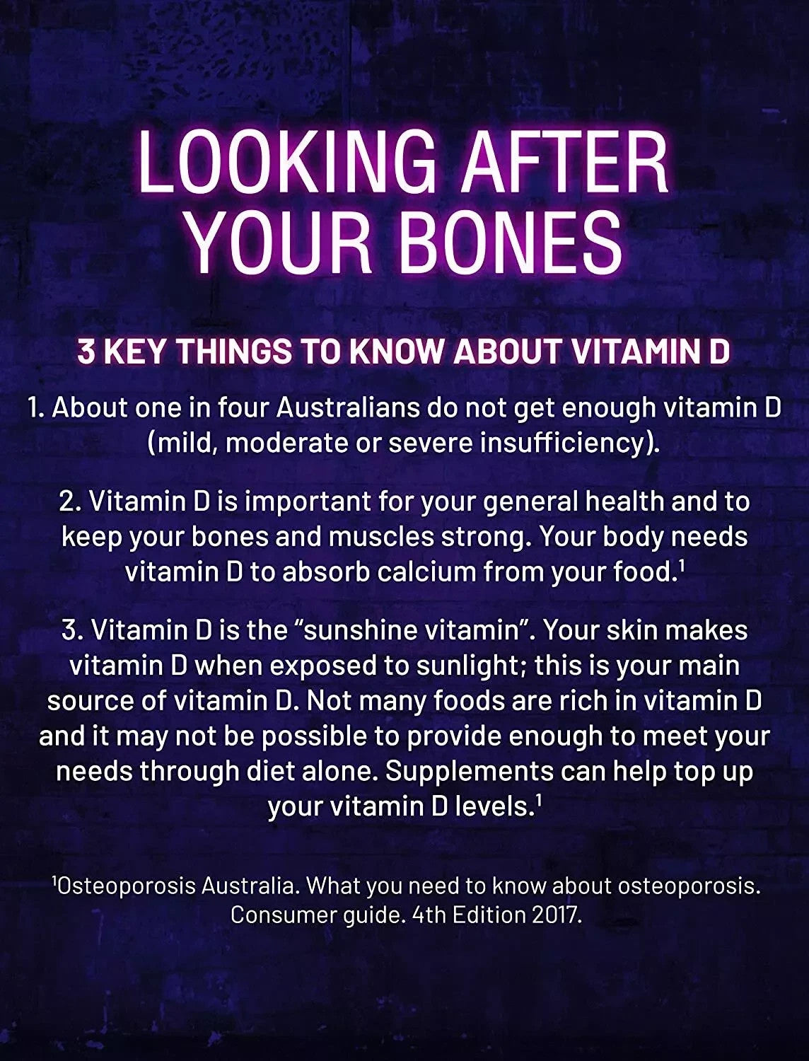 Brand Ostelin Vitamin D3 1000IU Maintain Muscle & Bone Strength 400 Capsules