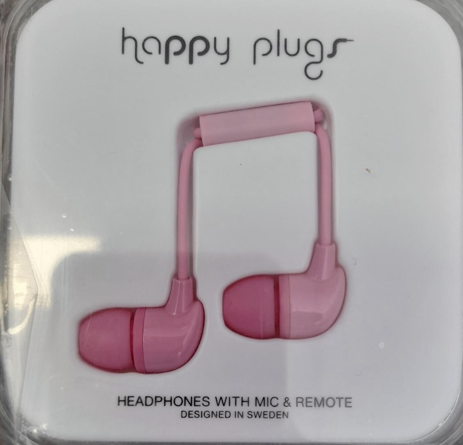 Happy Headphones with Mic & Remote Designed in Sweden Brand New