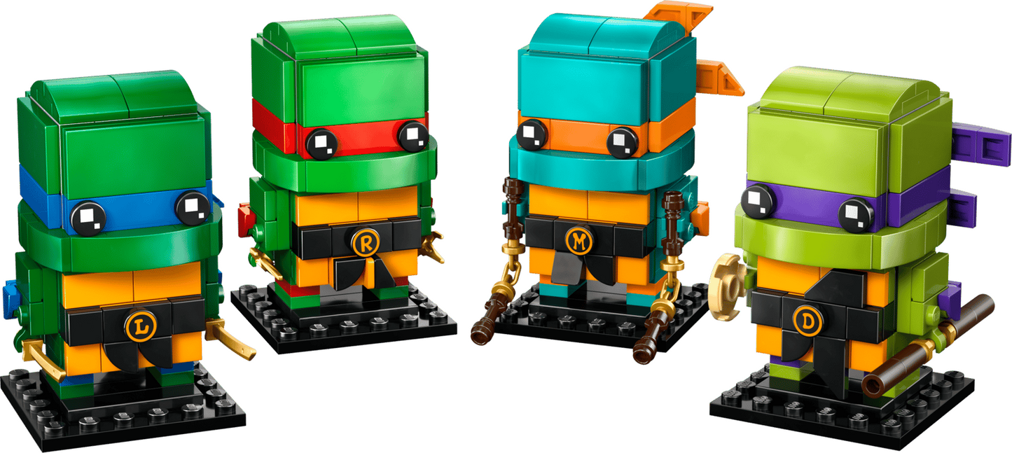 LEGO 40878 BrickHeadz World Of TMNT – Teenage Mutant Ninja Turtles Figures