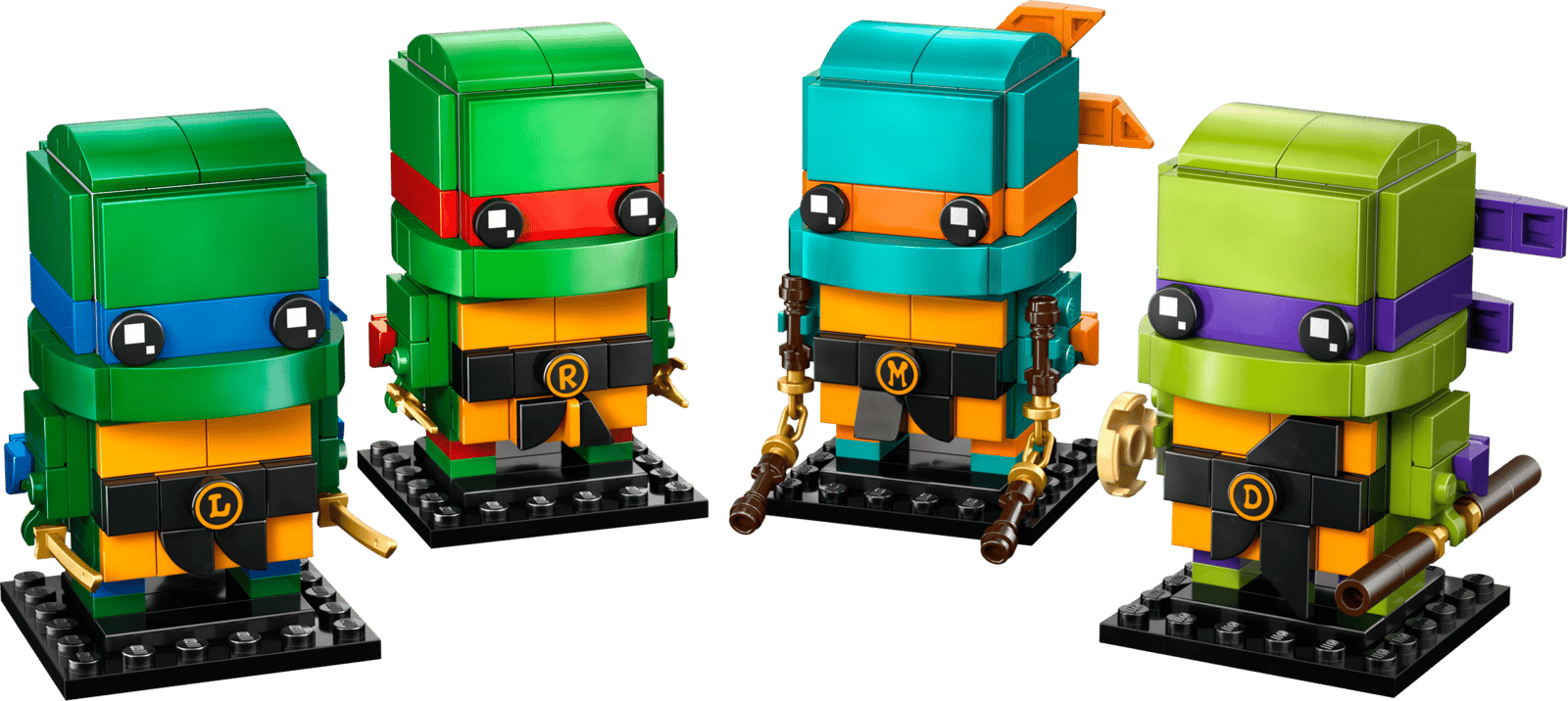LEGO 40878 BrickHeadz World Of TMNT – Teenage Mutant Ninja Turtles Figures
