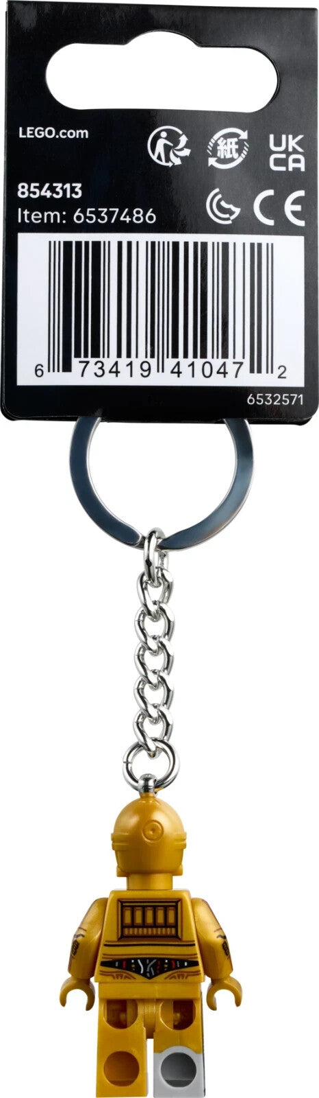 LEGO C-3PO Minifigure Keychain STAR WARS 854313