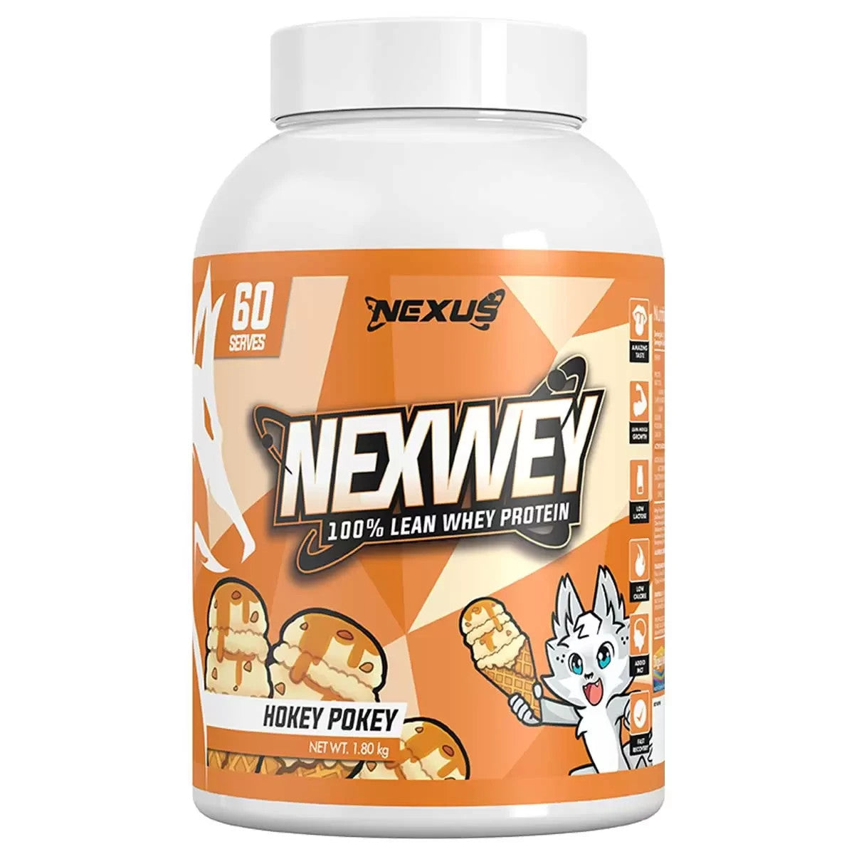 Nexus Sports Nutrition Nexwhey 1.8kg Vanilla Banana Hokey Pokey